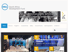 Tablet Screenshot of delldevelopmentfund.co.za